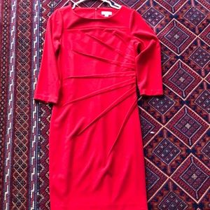 Calvin Klein red dress size 8